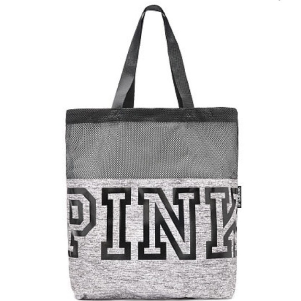 PINK VS mesh tote